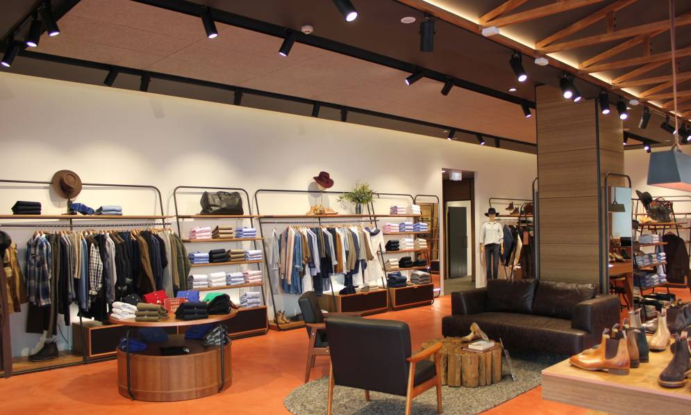 Inside the R.M.Williams store
