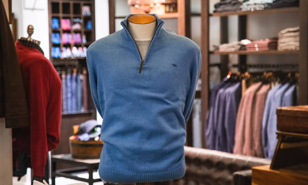 Sweater on mannequin 