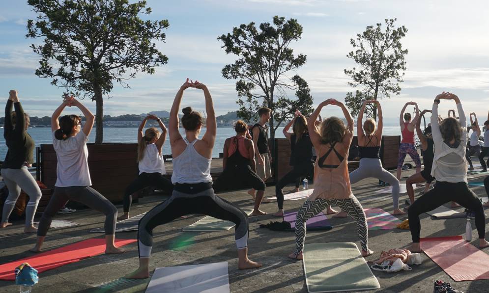Sunrise Yoga - Summer at Queens Wharf