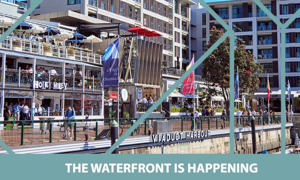 The waterfront is happening