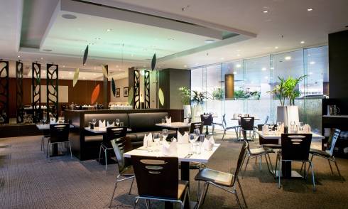 Interior of eatery