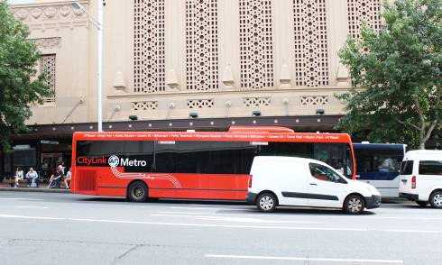 City link bus on Queen street