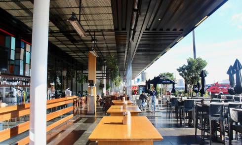 Marvel Grill North Wharf outside