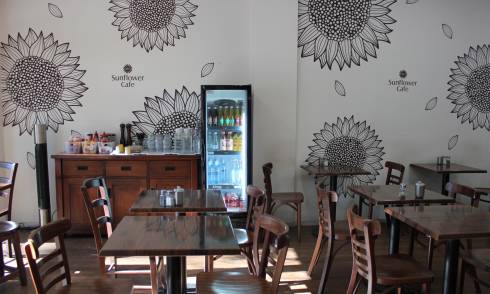 Sunflower Cafe interior
