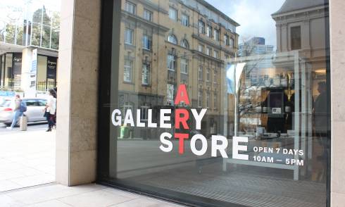 Exterior of store 