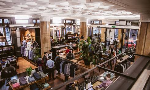 Interior of store 