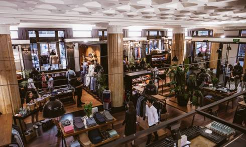 Interior of store 