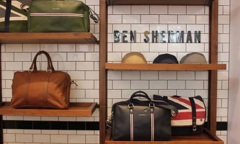 Shelf of products 
