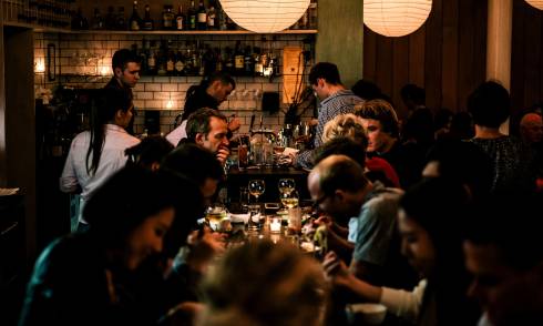 People sitting at a table