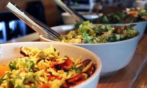Bowls of salad