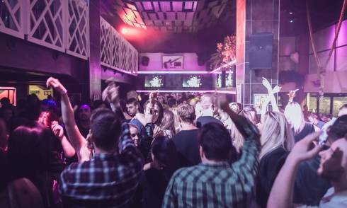 People dancing inside club