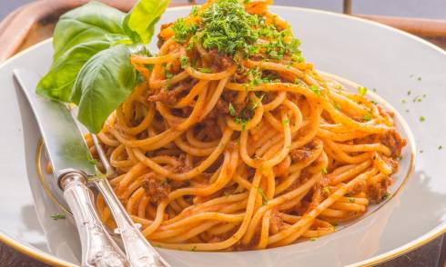 Stack of pasta
