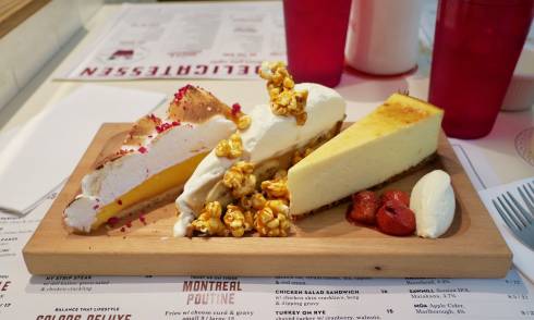 Plate of dessert
