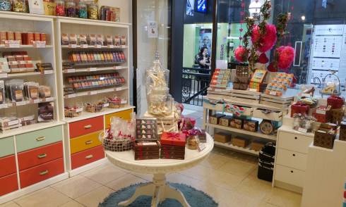 Interior of store 