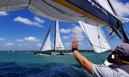 People in a sail 