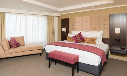 Interior of hotel room