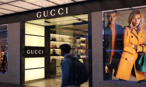 Outside the Gucci