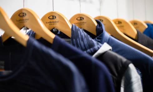 Jackets on hangers