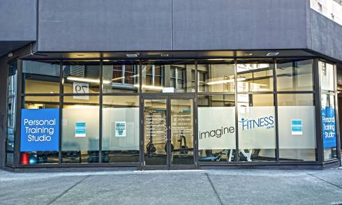 Fitness centre entrance