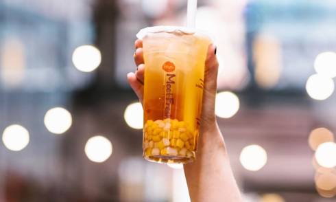 hand holding drink