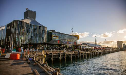 Exterior of building 