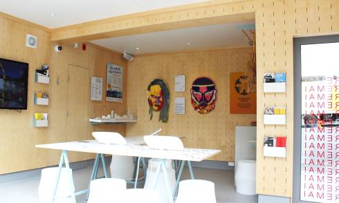 Interior of room 