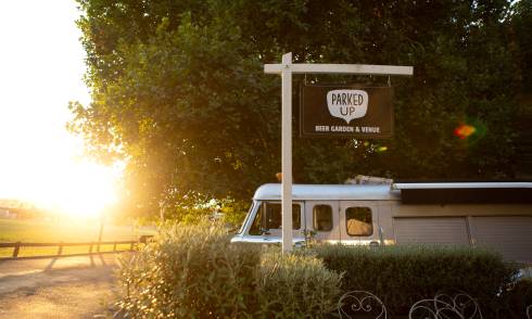 Van in the sun