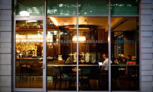 Exterior of eatery