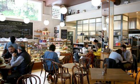 Interior of eatery