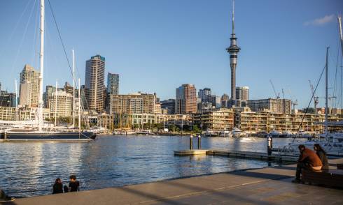 Daytime view of Sky Tower