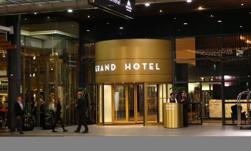 Hotel door