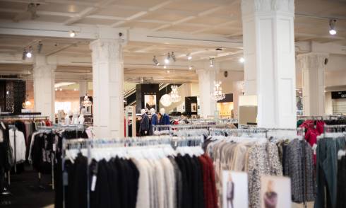 Womens wear department