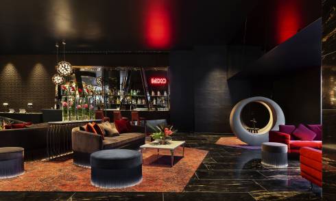 Bar area of hotel