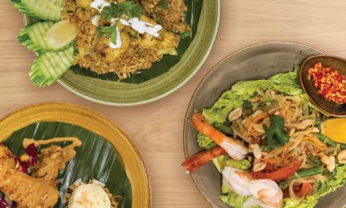Plates of food