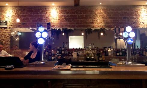 Interior of eatery