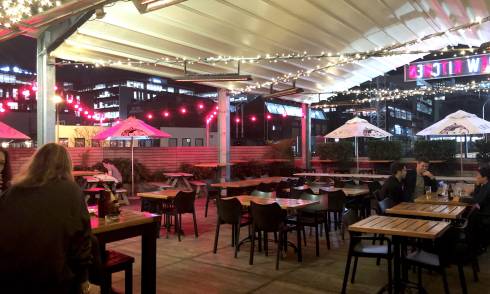 Interior of eatery