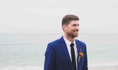 Model wearing Tailor Made Suit