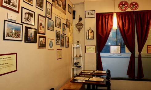 Interior of eatery