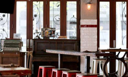 Interior of eatery