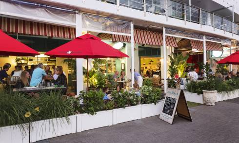 Exterior of restaurant 