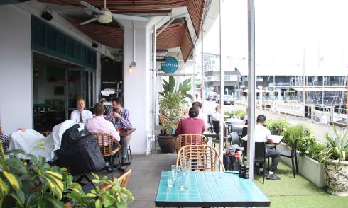 Exterior of restaurant 