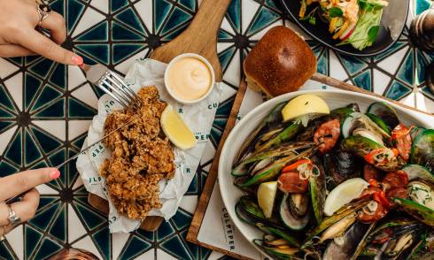 Plate of food