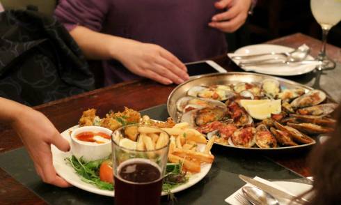 Plates of food