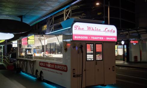Exterior of eatery