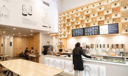Interior of eatery