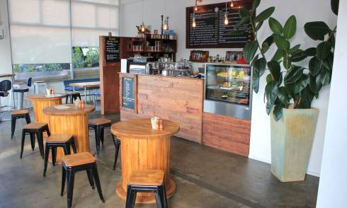 Interior of eatery