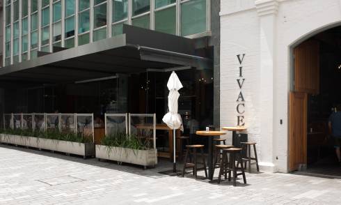 Exterior of restaurant 