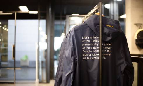Jacket on hanger