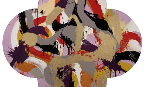  Max Gimblett 'Many Worlds'
