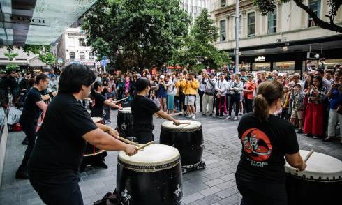 Tamashii Taiko Japanese drumming 